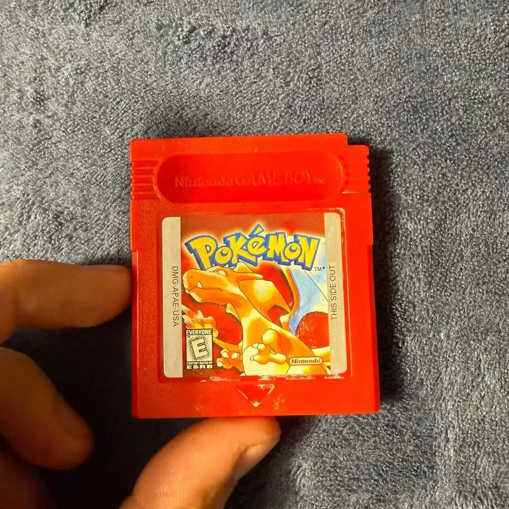 Nintendo Pokemon Red Version Game Boy Cartridge (DMG-APAE-USA)